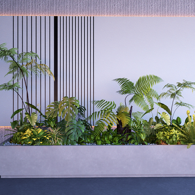  绿植堆 景观小品su模型 