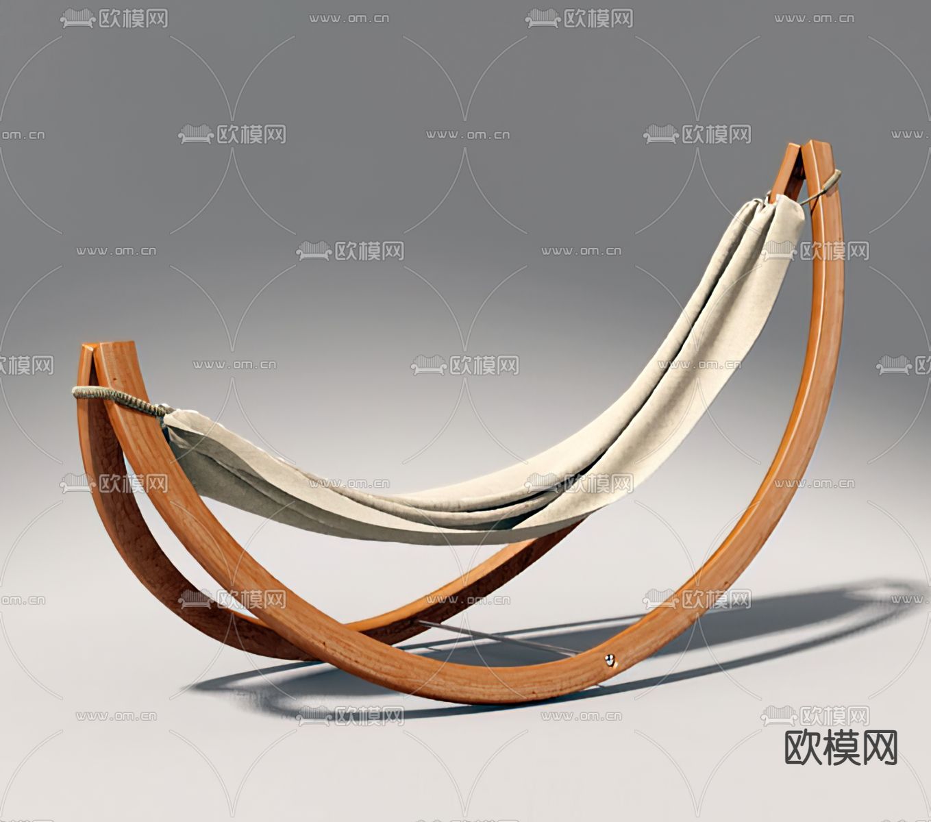 Woorock摇椅 吊床3d模型下载