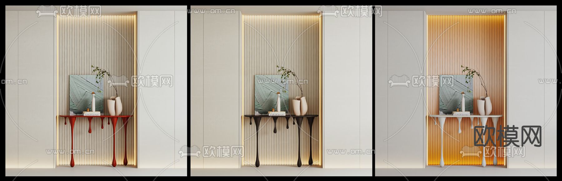 端景台 条案3d模型下载（渲染图3）