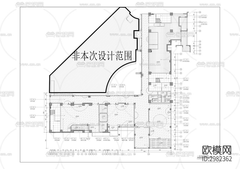濮湖小學(xué)幼兒園裝修工程CAD施工圖下載(渲染圖5)