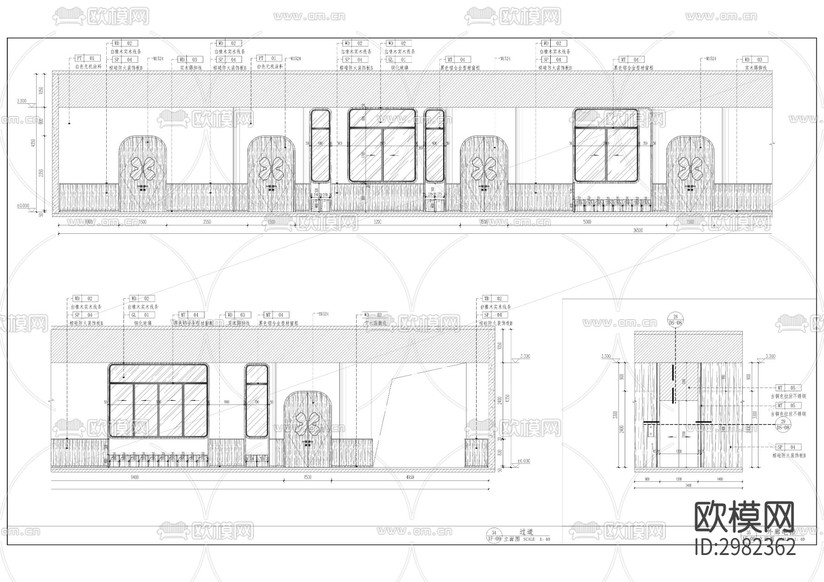 濮湖小學(xué)幼兒園裝修工程CAD施工圖下載(渲染圖8)