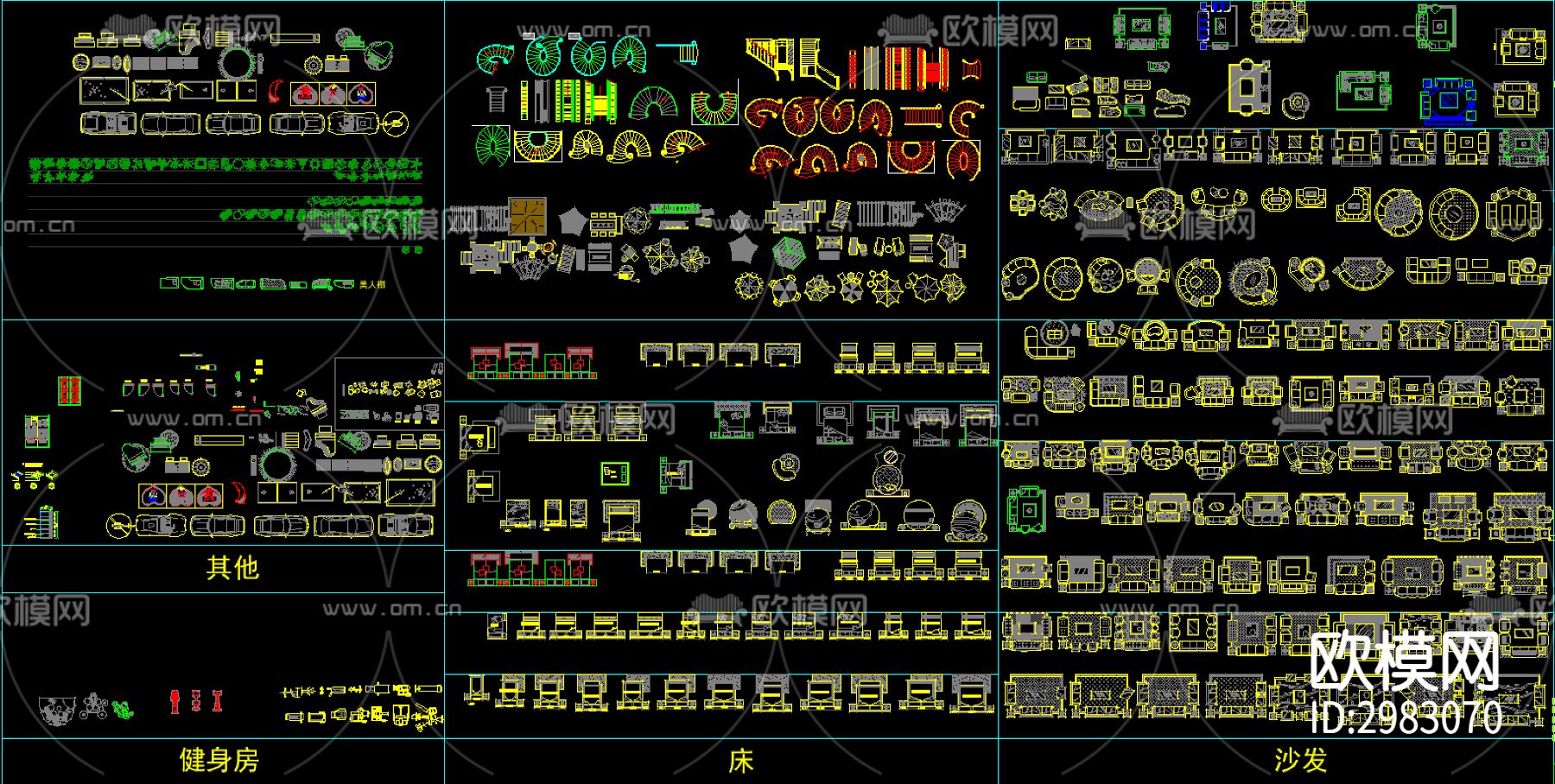 2024超全CAD图库下载（渲染图4）
