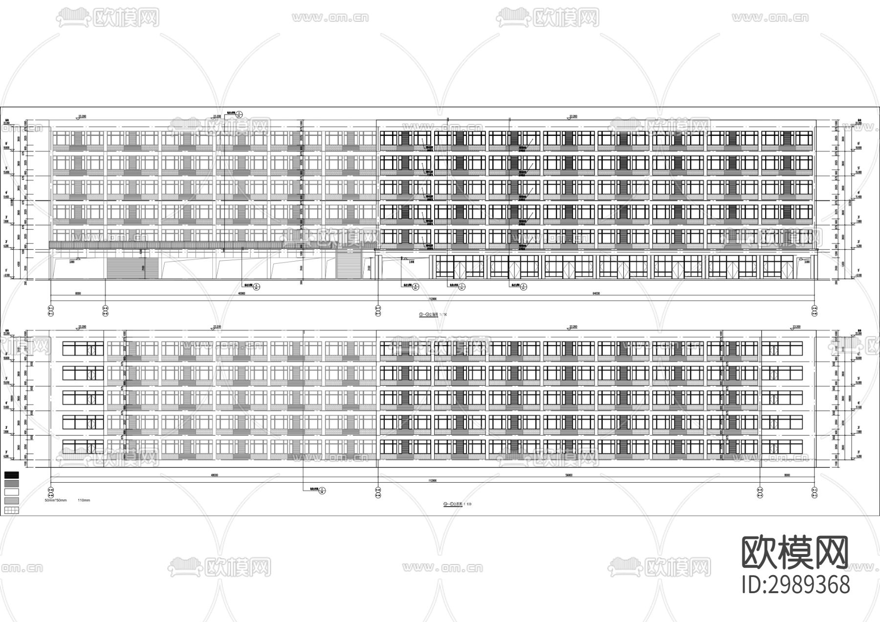 国际机场东区倒班宿舍cad施工图下载（渲染图2）
