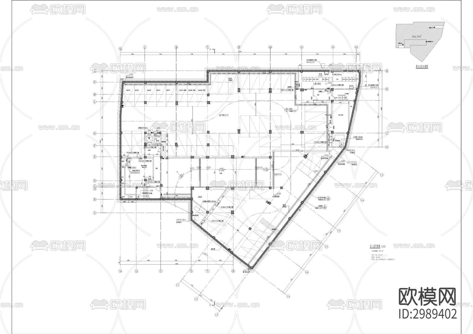 渝州路幼儿园建设工程cad施工图下载（渲染图2）