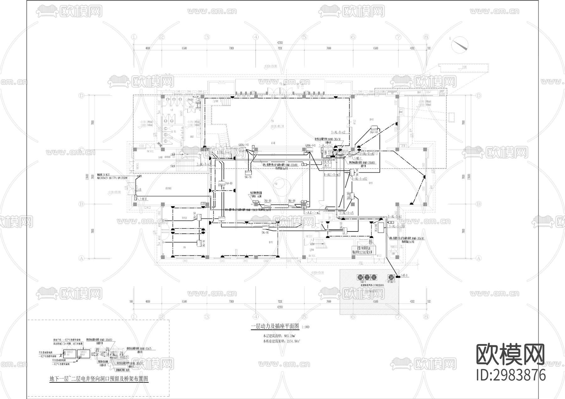 烈士陵园迁建工程cad施工图下载（渲染图5）