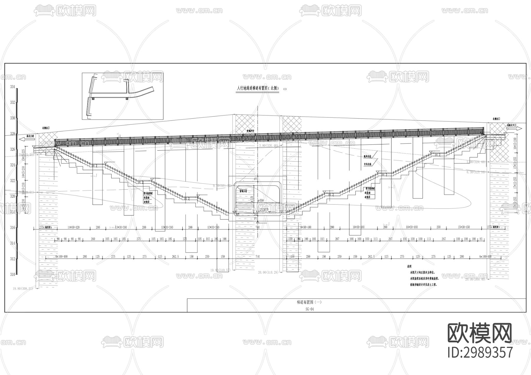 高龙大道（腾龙湖）地通工程cad施工图下载（渲染图1）