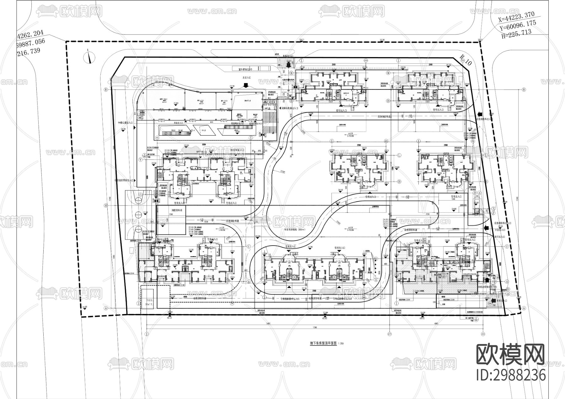 人才租赁住房项目cad施工图下载（渲染图6）