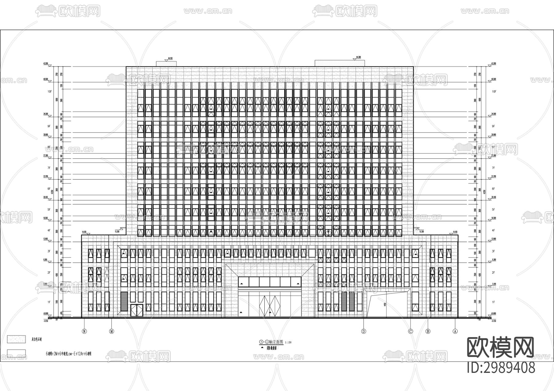 战训基地值班备勤房合建项目cad施工图下载（渲染图6）