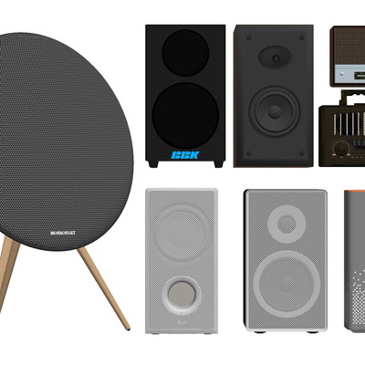  音响 音箱su模型 