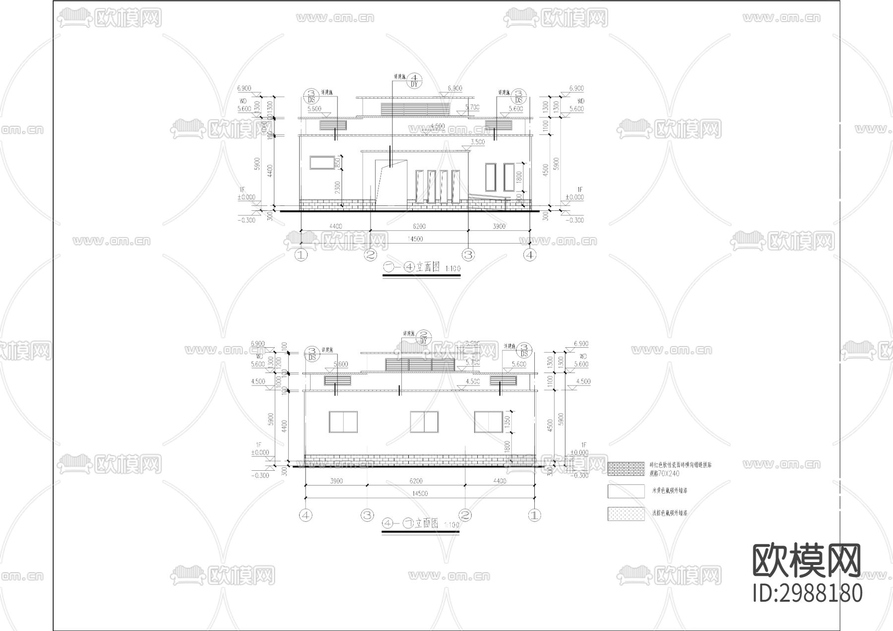 白龙公园cad施工图下载（渲染图1）