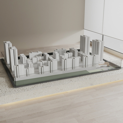  售楼处沙盘 建筑沙盘su模型 