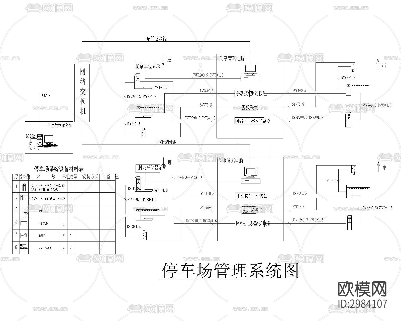 酒店弱电系统cad图库下载（渲染图9）