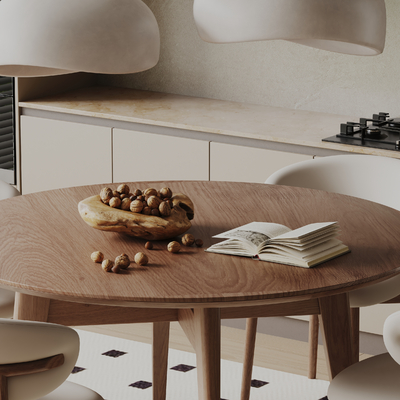  核桃果盘 食物 书本su模型 