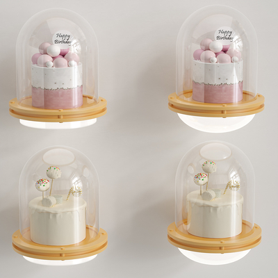  现代蛋糕su模型 