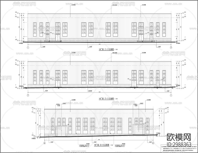 油茶研究中心建設(shè)項(xiàng)目cad施工圖下載(渲染圖8)