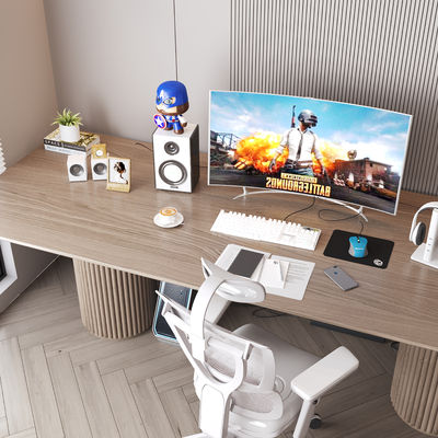  电脑 音响 耳机 电脑椅 鼠标su模型 