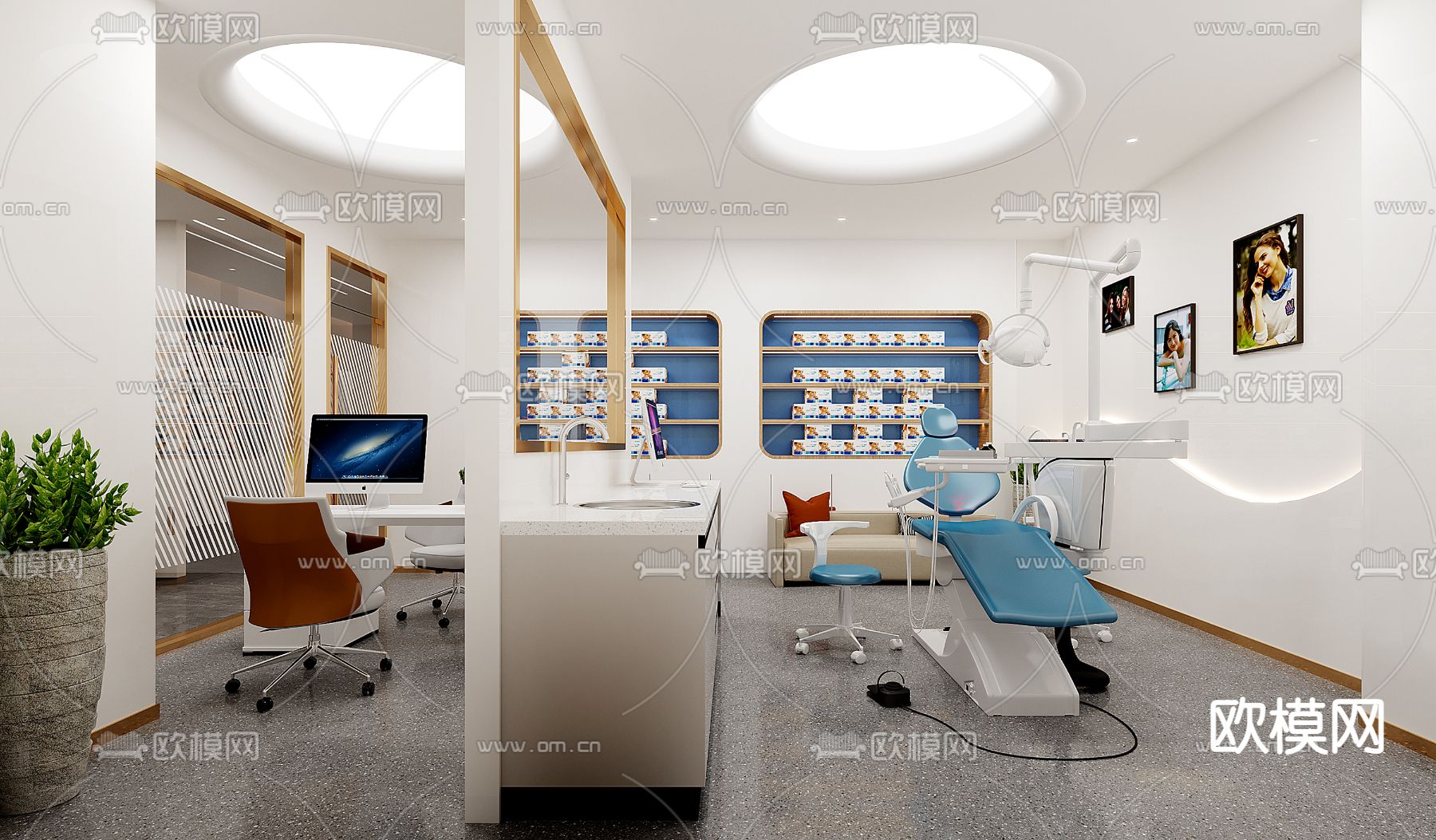 医院 vip诊室3d模型下载