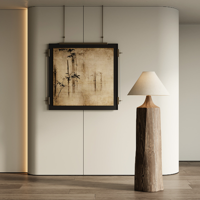  新中式装饰画su模型 