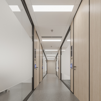  办公室过道 走廊su模型 