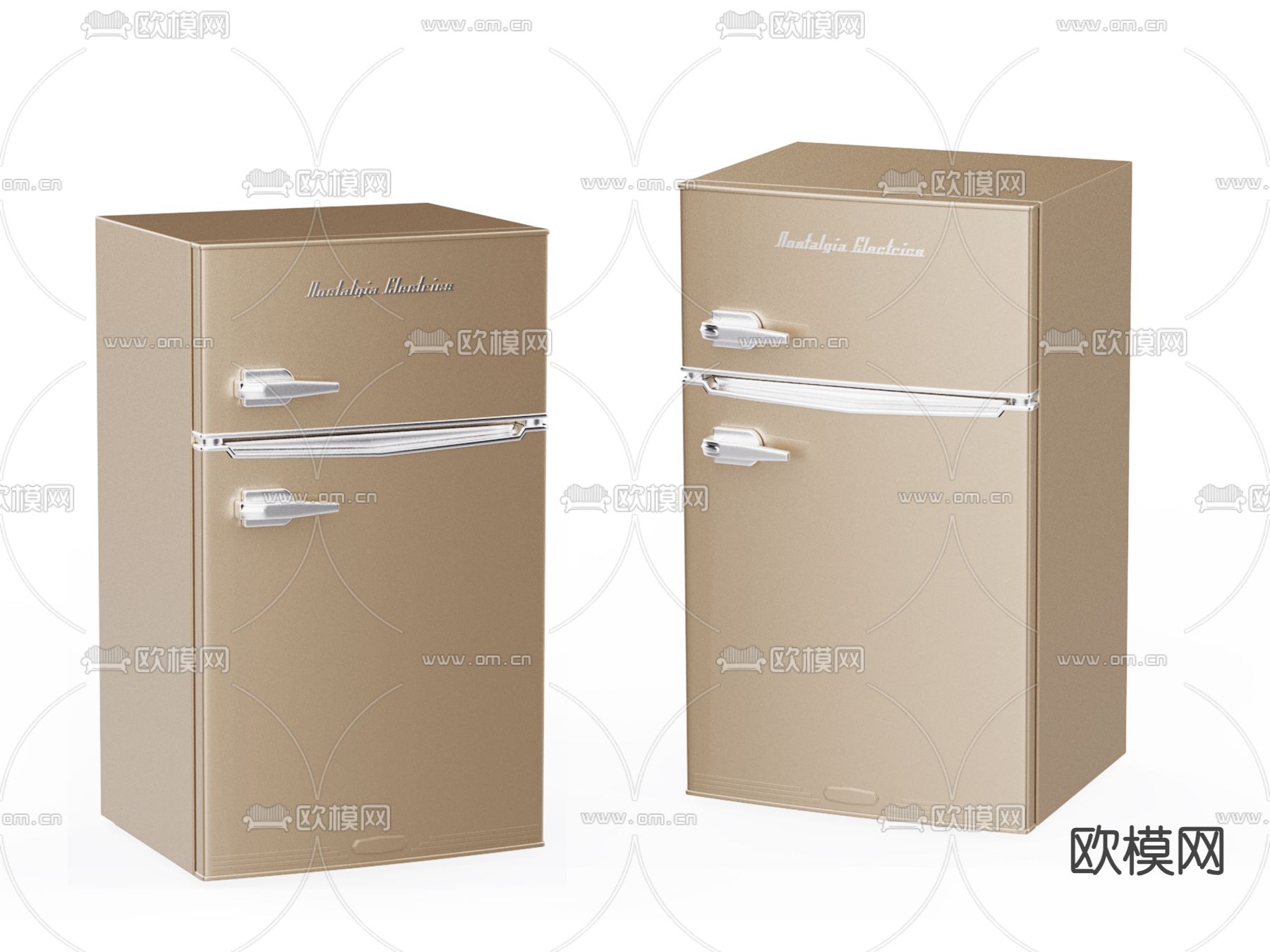 小冰箱 迷你冰箱su模型下载（渲染图1）