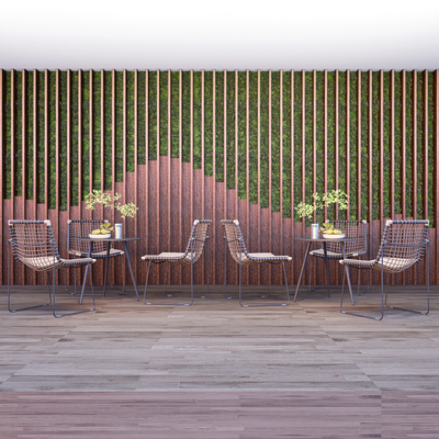  植物墙 绿植墙su模型 