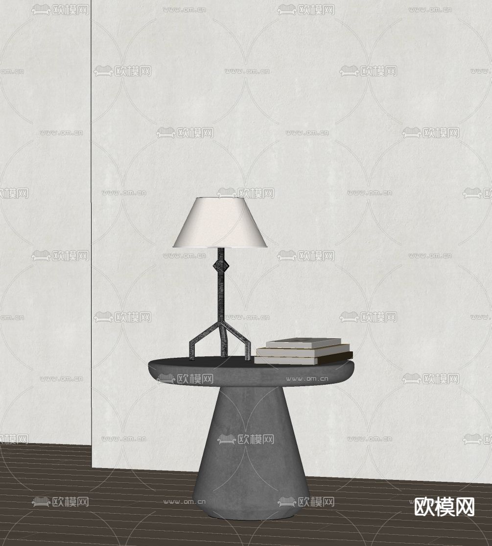 圆几 角几 边几su模型下载（渲染图3）