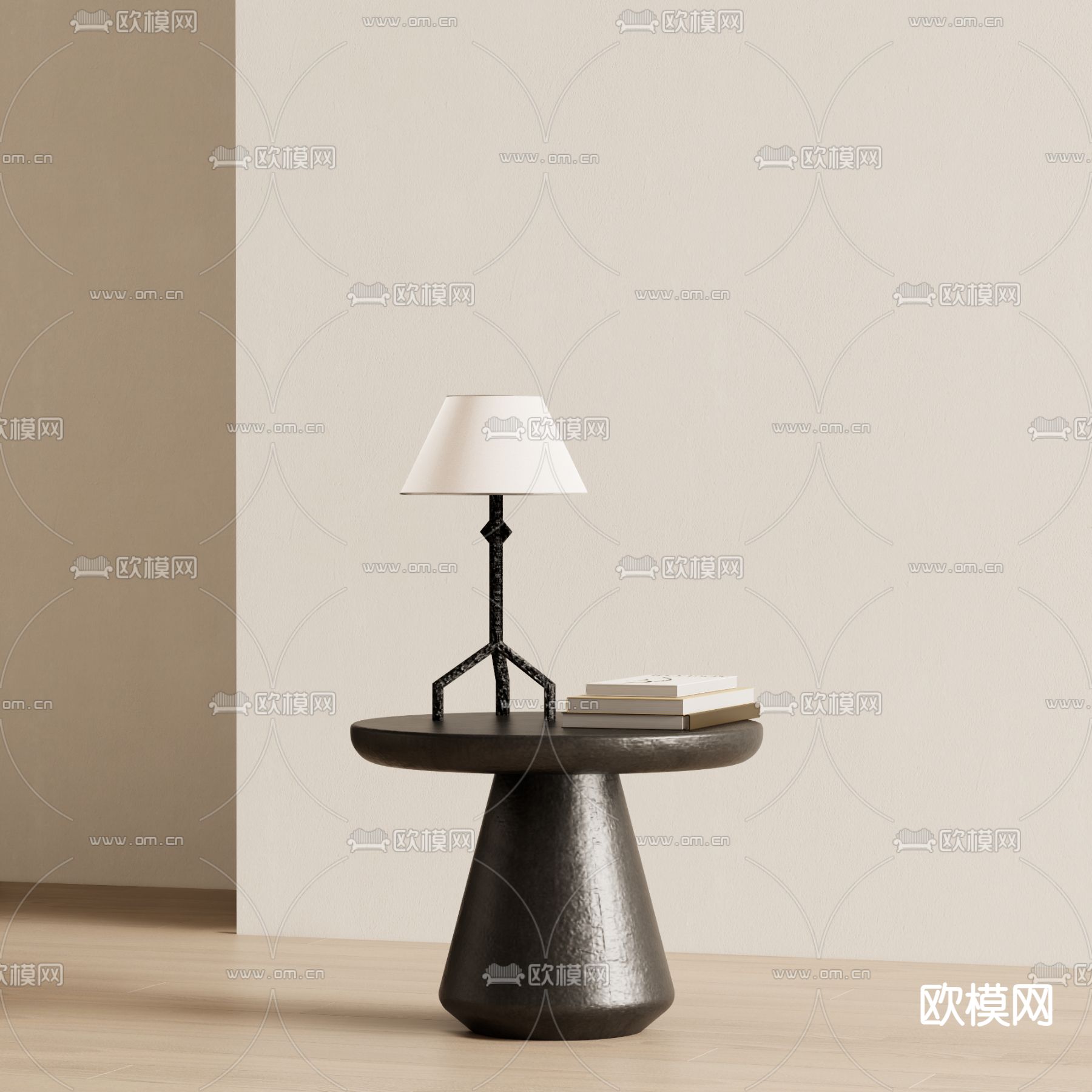 圆几 角几 边几su模型下载（渲染图1）