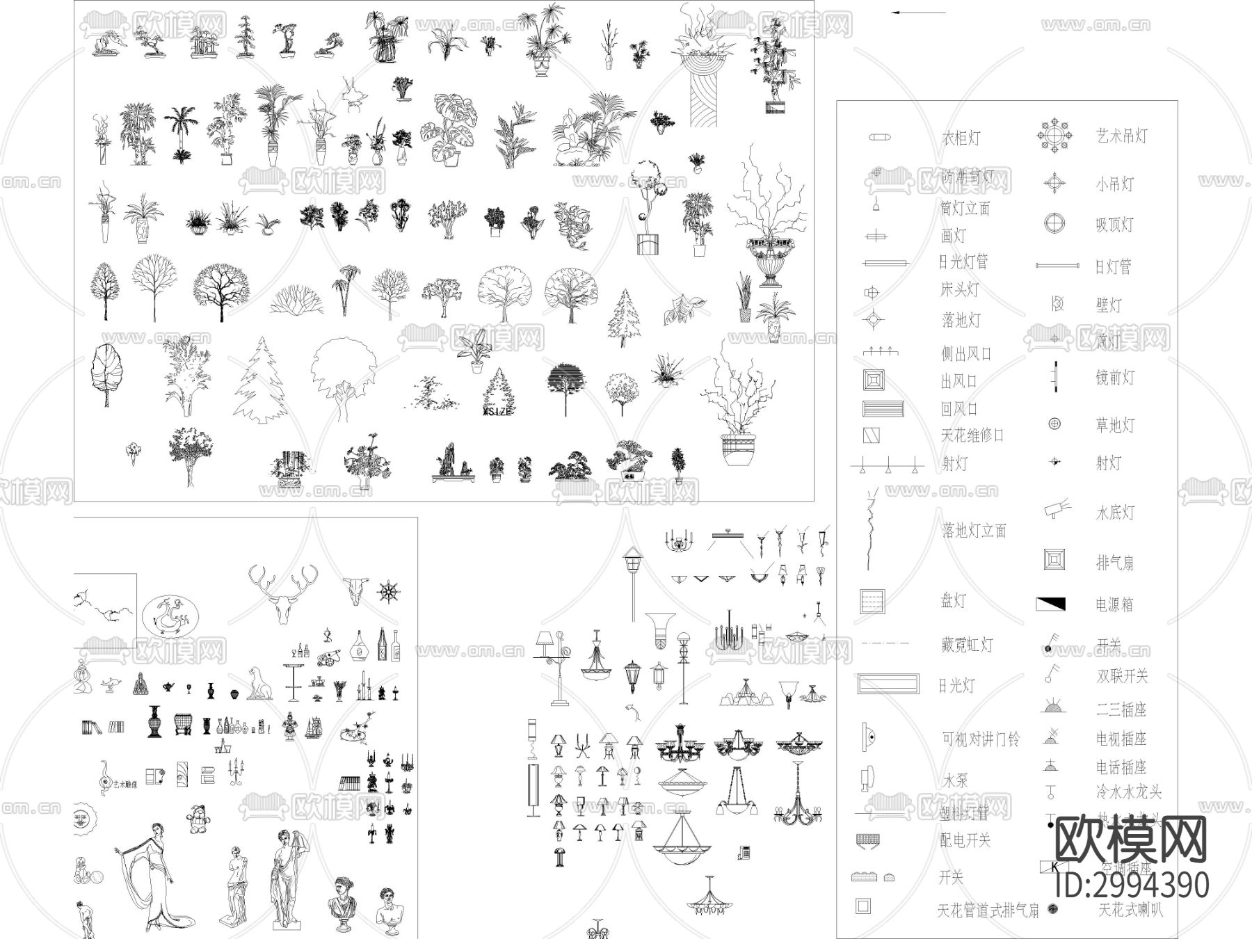 地毯cad图库下载（渲染图4）
