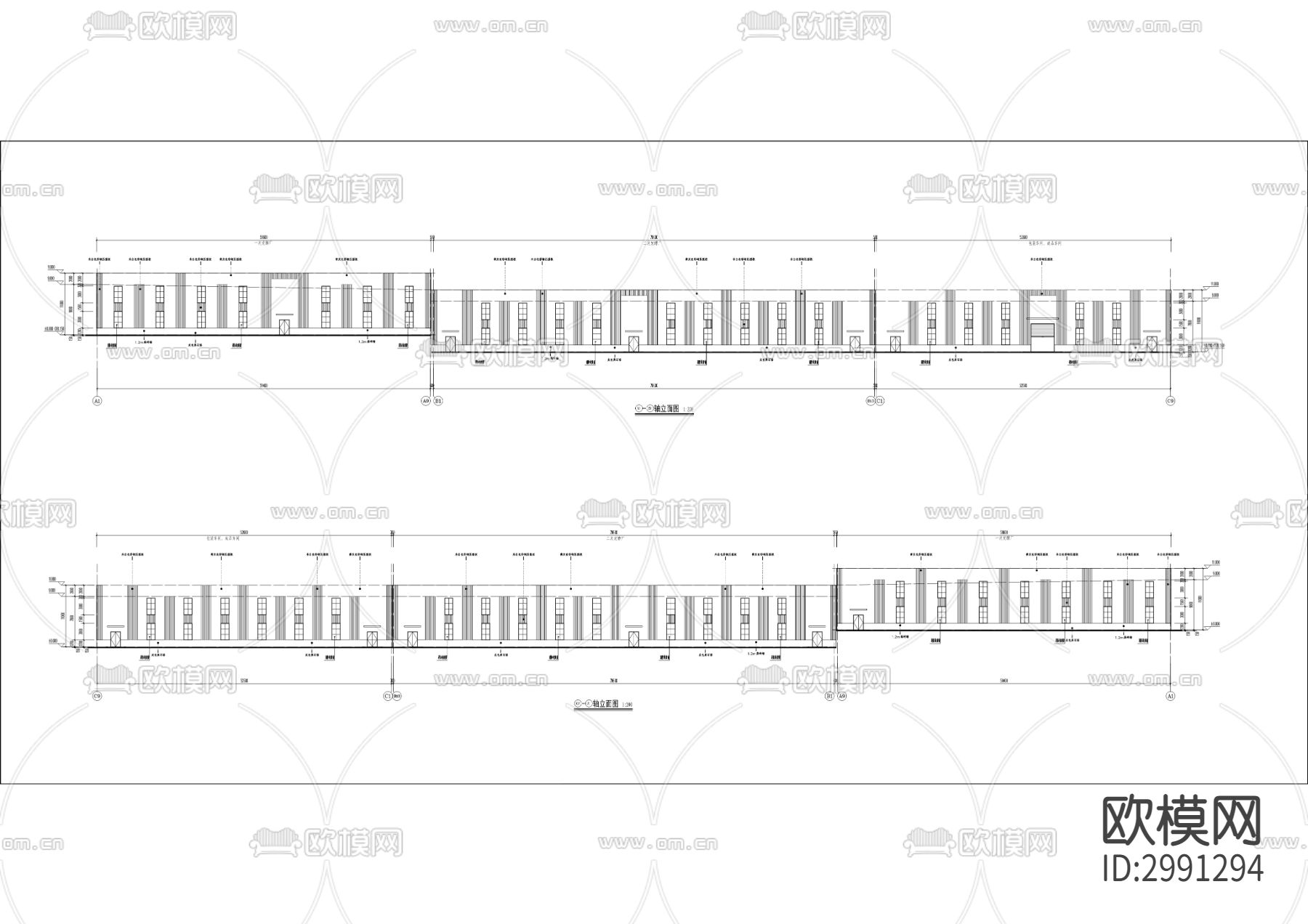 畜禽粪污资源化生态利用处理中心项目cad施工图下载（渲染图2）