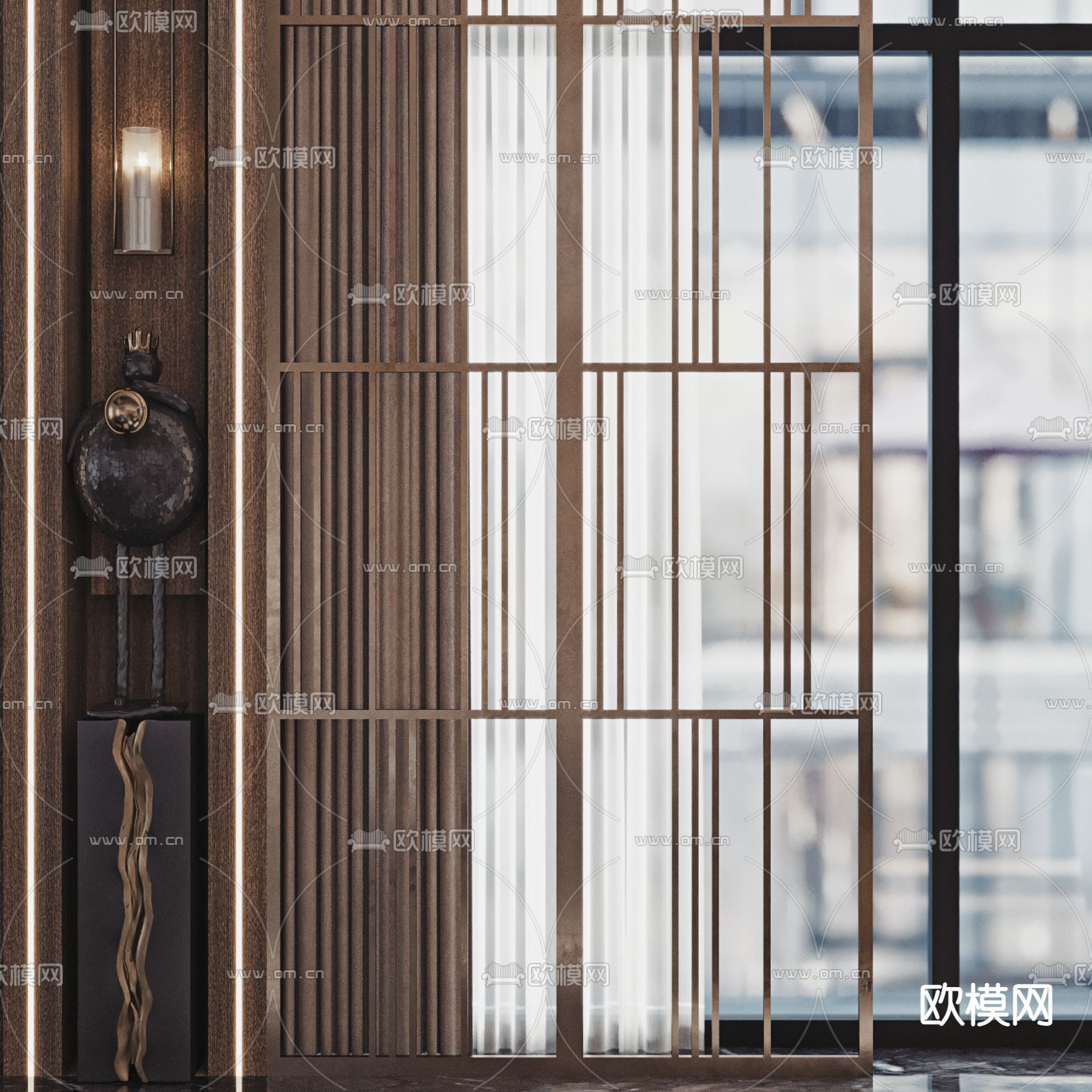 售楼处 沙盘3d模型下载（渲染图4）