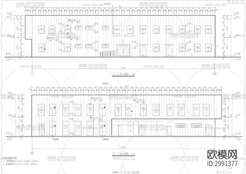 建橋C區(qū)公交站工程cad施工圖下載(渲染圖3)