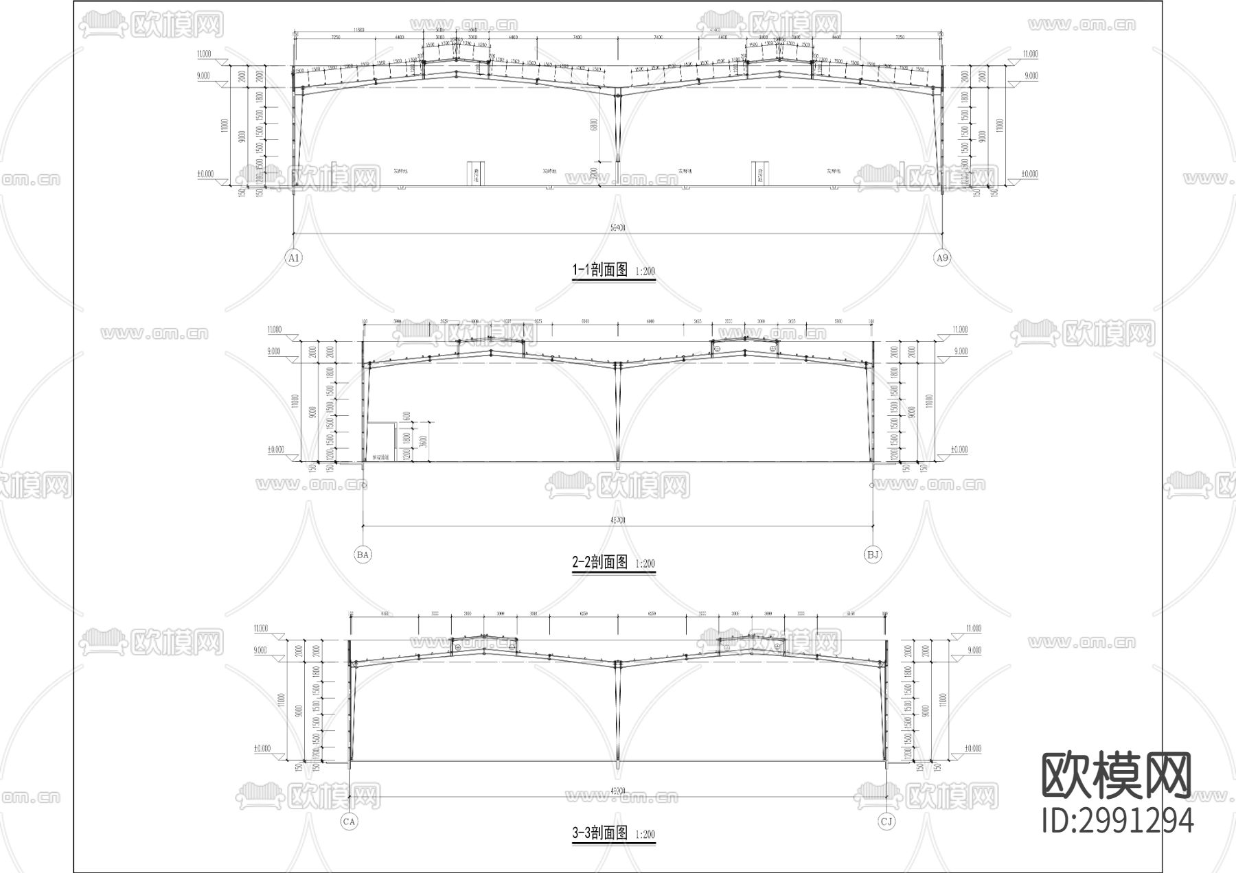 畜禽粪污资源化生态利用处理中心项目cad施工图下载（渲染图3）