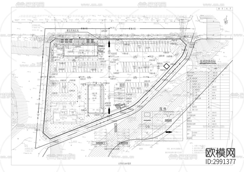 建橋C區(qū)公交站工程cad施工圖下載(渲染圖7)