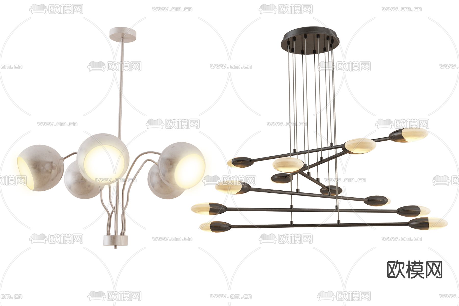 创意吊灯 装饰吊灯3d模型下载