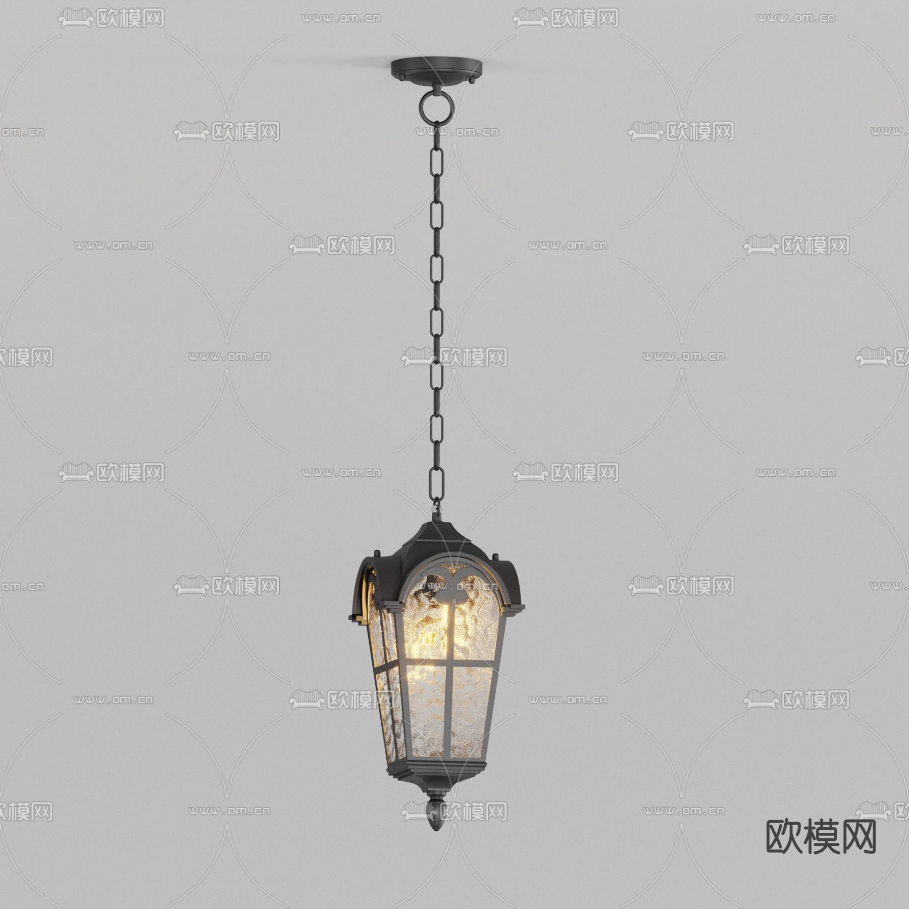 户外吊灯 装饰吊灯3d模型下载