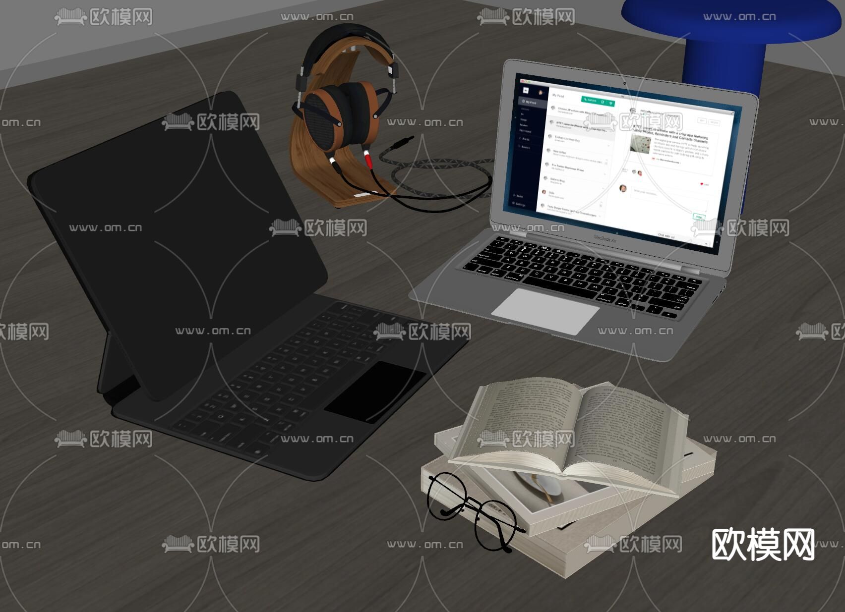 笔记本电脑su模型下载（渲染图1）