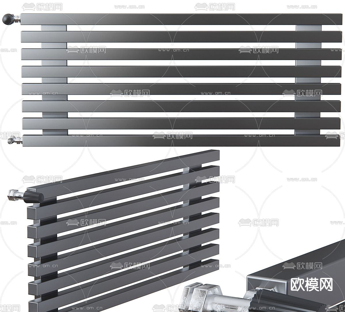 电热毛巾架免费3d模型下载