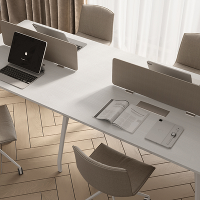  办公桌椅su模型 