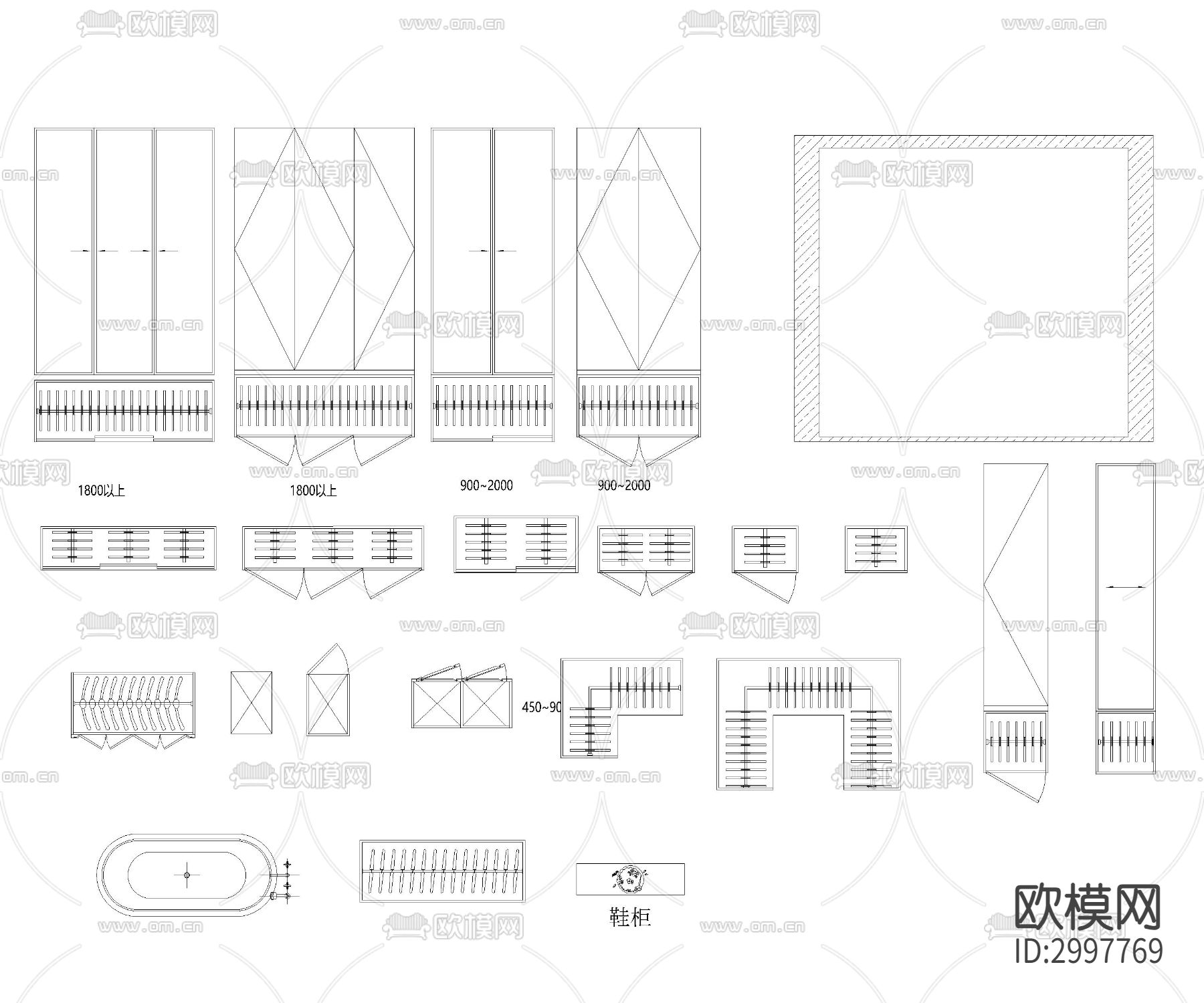 CAD动态块 大全图集cad图库下载（渲染图3）