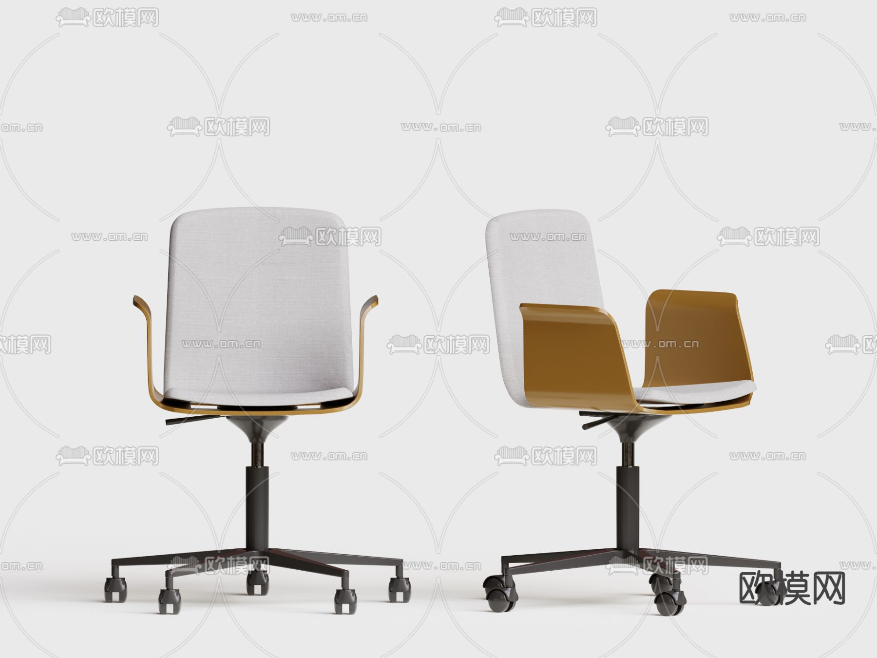 办公椅 班前椅3d模型下载
