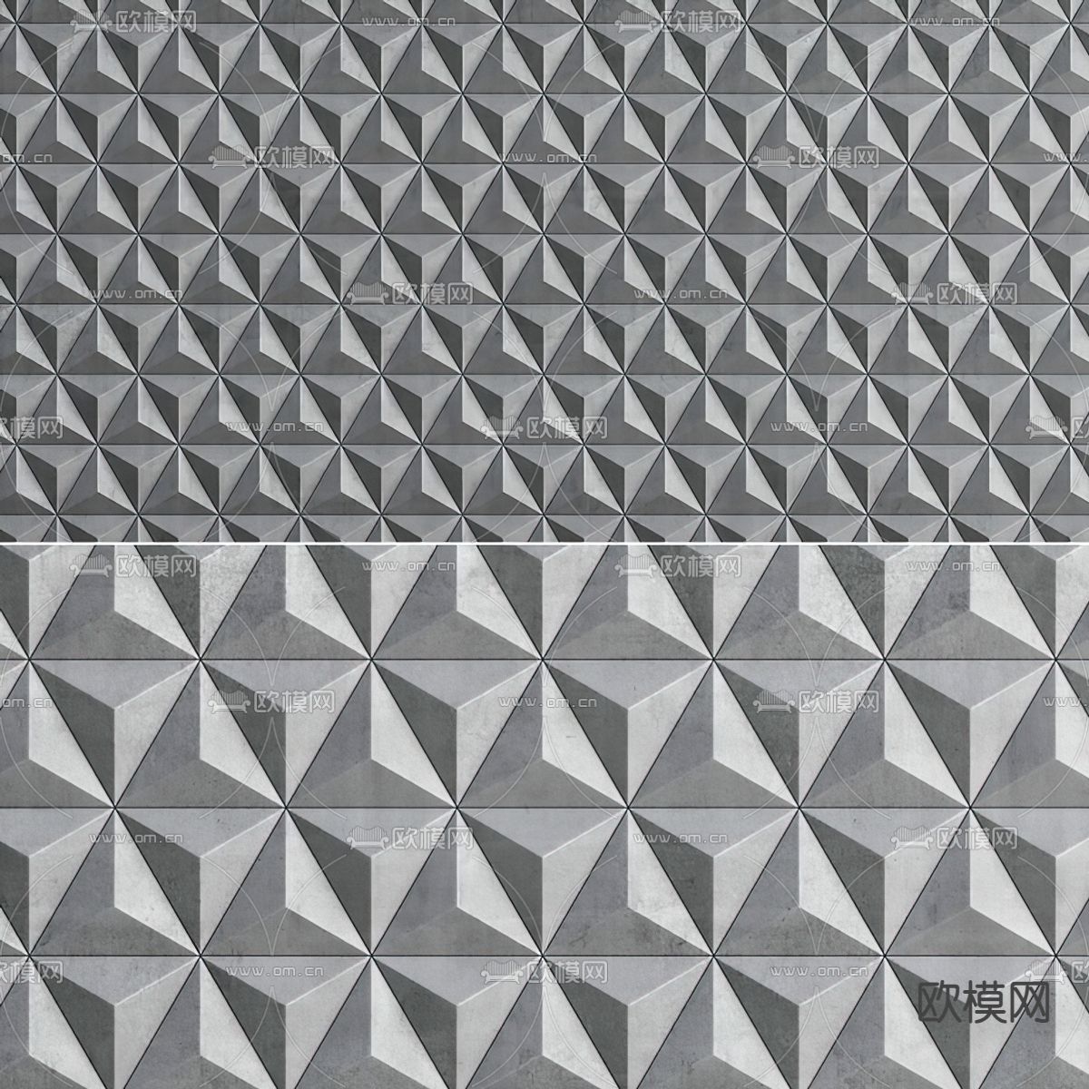 3D造型墙 装饰板 护墙板su模型下载（渲染图1）