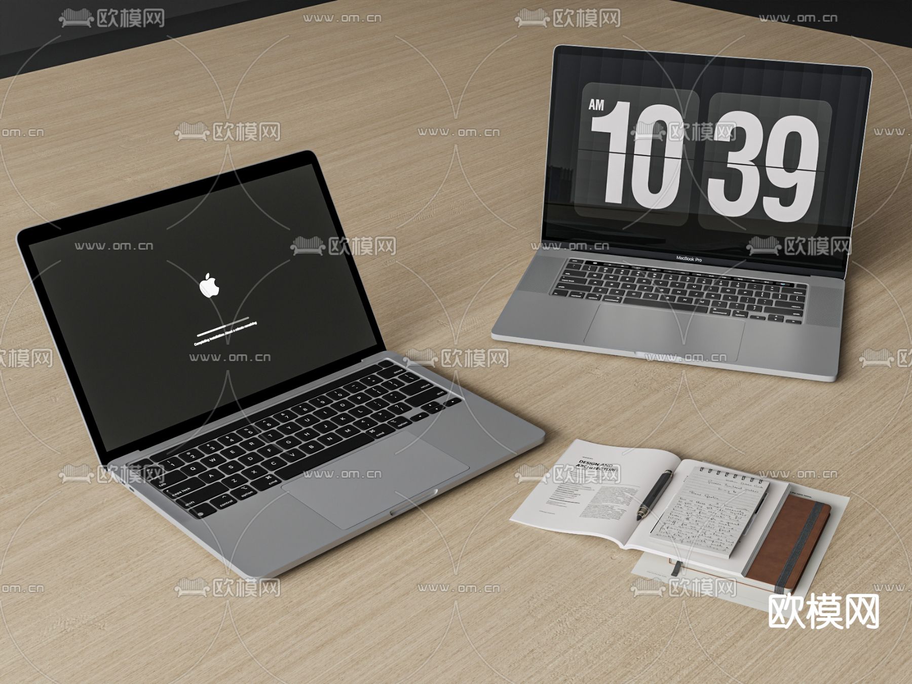 笔记本电脑su模型下载（渲染图2）