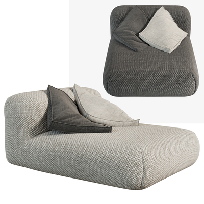  Moroso 懒人沙发 躺椅su模型 