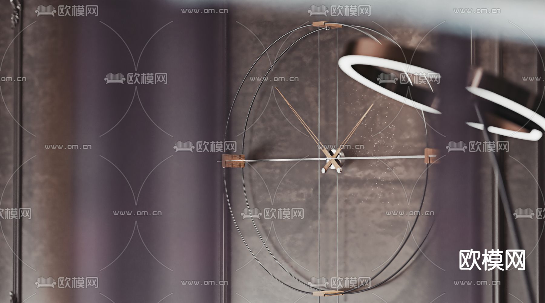 欧式客厅3d模型下载（渲染图5）