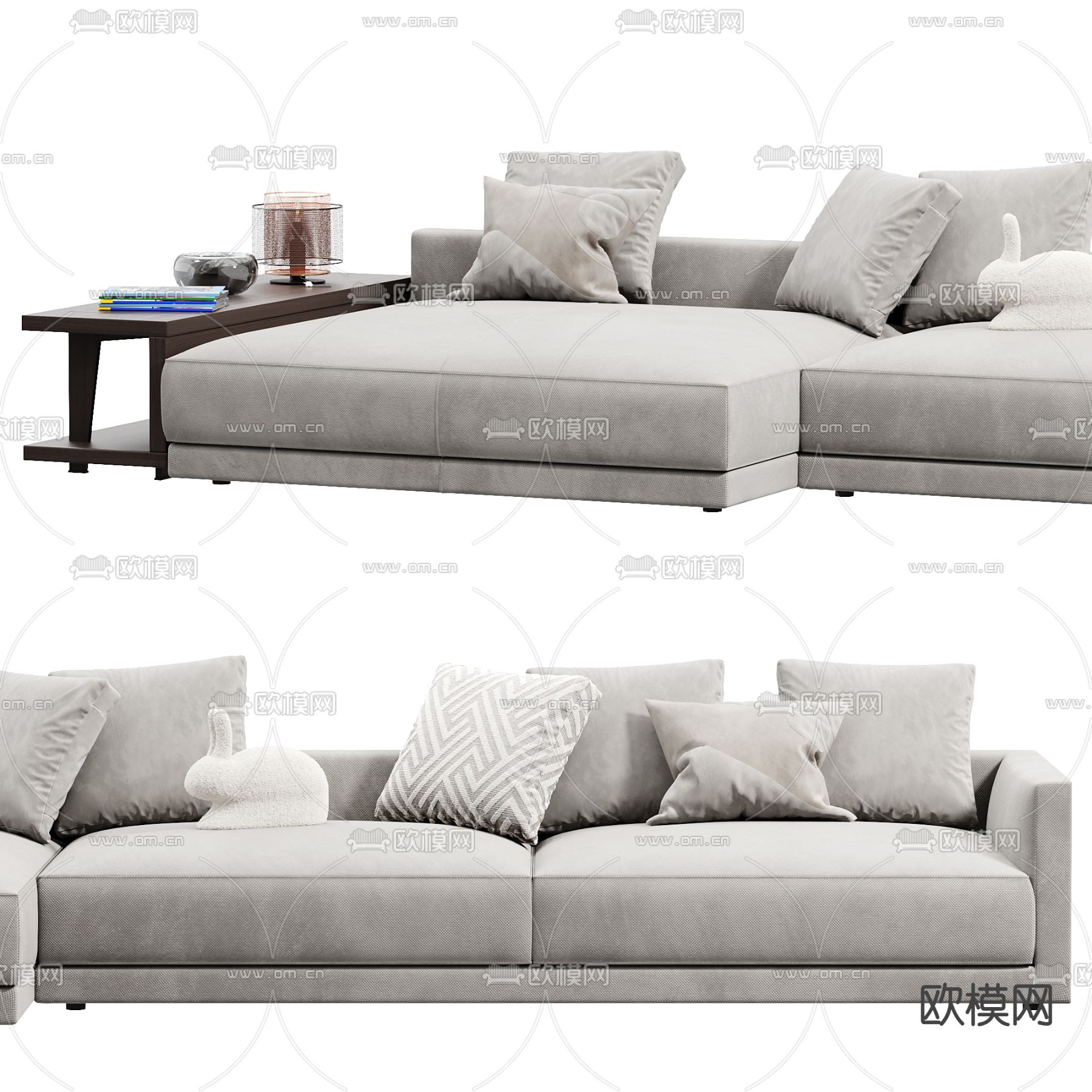 Poliform 模块沙发 转角沙发3d模型下载（渲染图2）