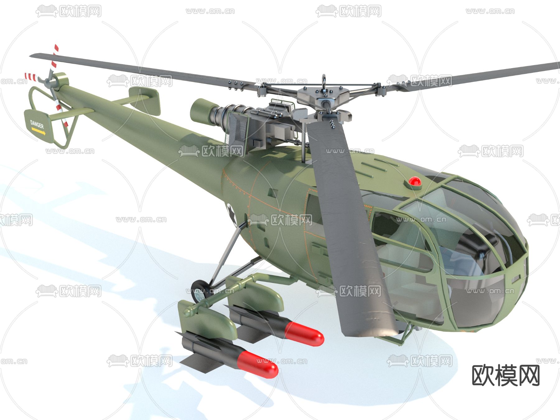 直升机 战斗机 军事器材3d模型下载
