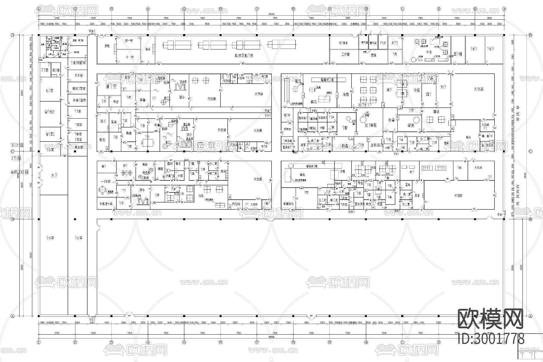 安防 消防 水电cad施工图下载（渲染图5）