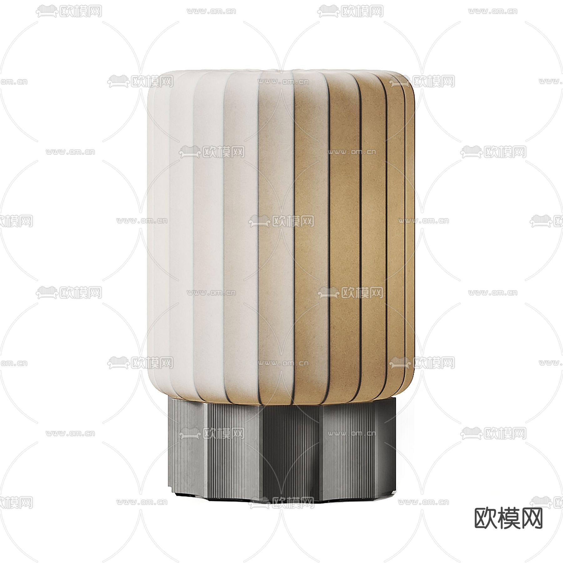 Turri 侘寂风台灯su模型下载（渲染图1）