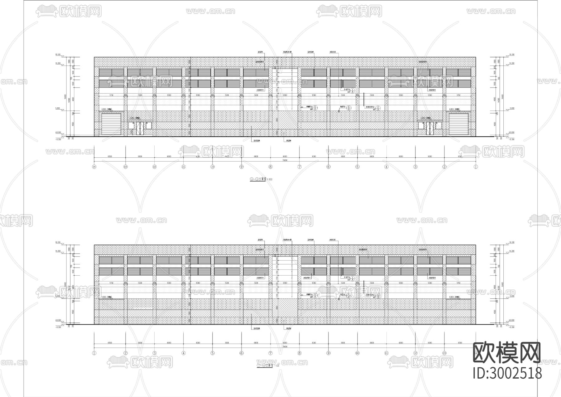 饮料线二期和智能立体仓、原料储存仓扩建项目cad施工图下载（渲染图7）