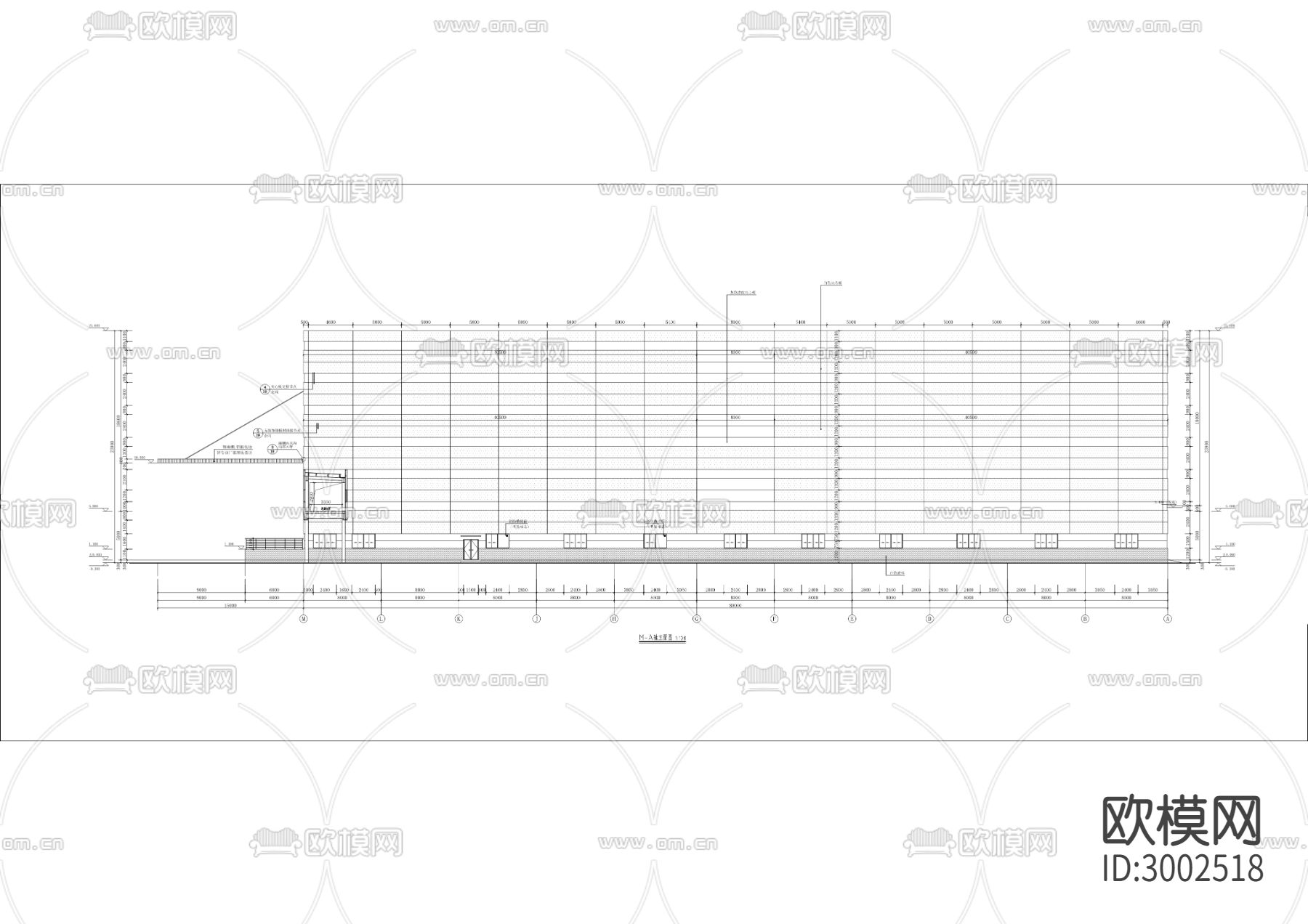 饮料线二期和智能立体仓、原料储存仓扩建项目cad施工图下载（渲染图2）